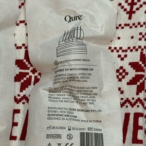 Qure Disposable Tips with Hygiene Cap LOT OF 4 Tips. Sealed